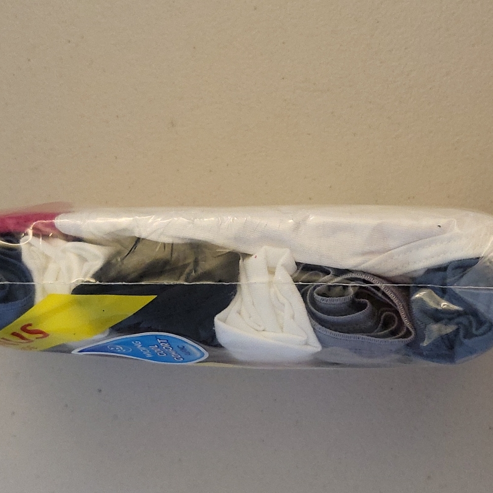 Hanes Women's 6pk No Ride up Cotton Bikini Size 9 - Picture 9 of 10